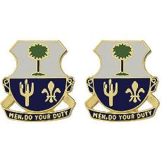 163rd Infantry Regiment Unit Crest (Men, Do Your Duty)